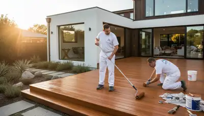Professional deck staining and wood protection by house painters in Reno, NV